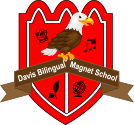 Davis Eagle on Shield logo